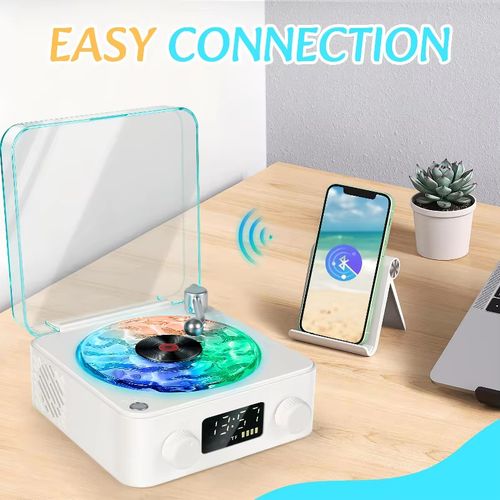 Boa noite de sono com ele! Caixa de som portátil Bluetooth clássica, ruído branco para auxiliar o sono e subwoofer com excelente qualidade de som