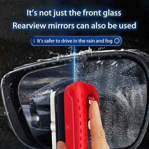 Factory Price 2026 Automotive Oil Film Cleaning Brush Glass Oil Film Cleaner with Reusable Foam Sprayer