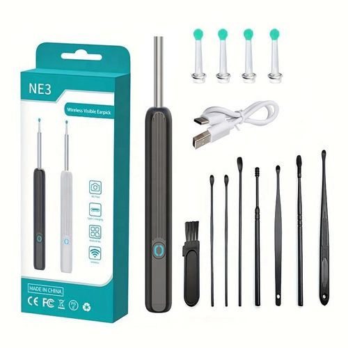 Wireless Visual Electric Ear Cleaner Machine Endoscope Ear Pick HD Camera Ear Wax Cleaning Kit
