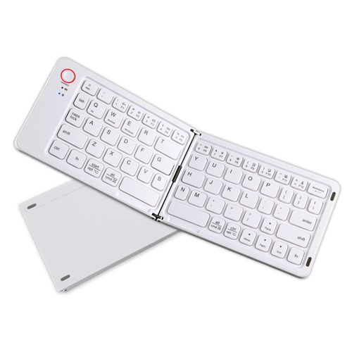 New BT Wireless Keyboard Foldable Folding Wireless Keyboard for iPad Tablet Smartphone