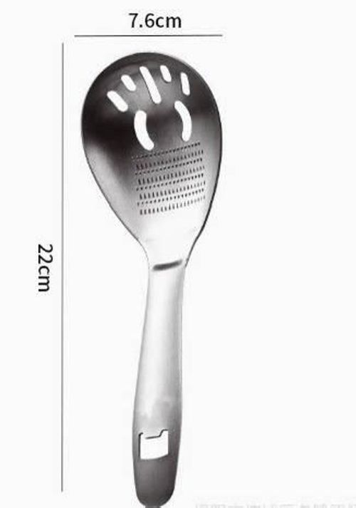 Stainless Steel Grinding Spoon Multifunctional Mud-Pressing Filter Strainer Baby Food Grinder Egg Yolk & White Separator