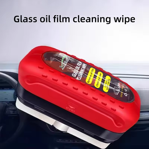Factory Price 2026 Automotive Oil Film Cleaning Brush Glass Oil Film Cleaner with Reusable Foam Sprayer