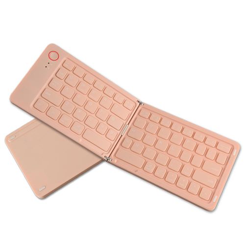 New BT Wireless Keyboard Foldable Folding Wireless Keyboard for iPad Tablet Smartphone