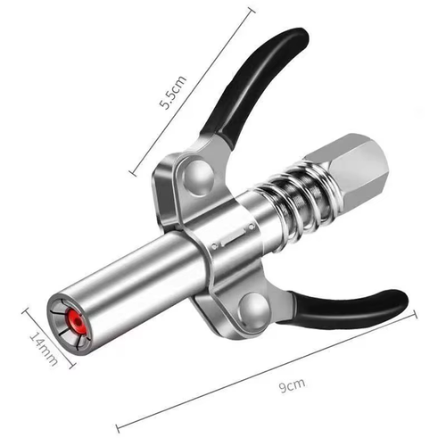 Good Price High Pressure Grease Nipple Grease Gun Coupler Joint Fittings Heavy Duty Grease Gun Nozzle with 30cm Hose