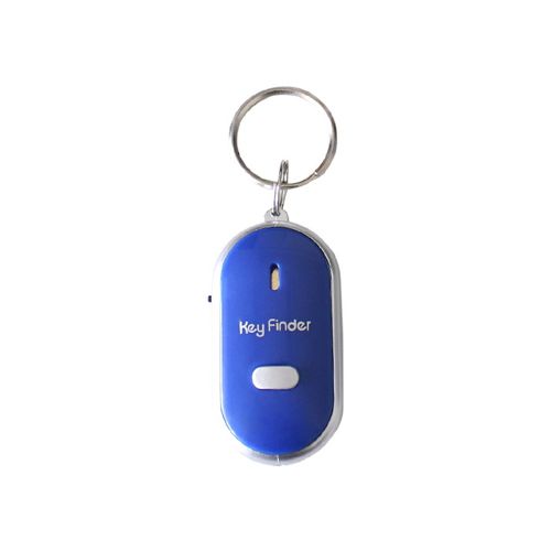 Smart Tracker Key Finder Locator Wireless Anti-Lost LED Light Sound Control Whistle Alarm Keychain