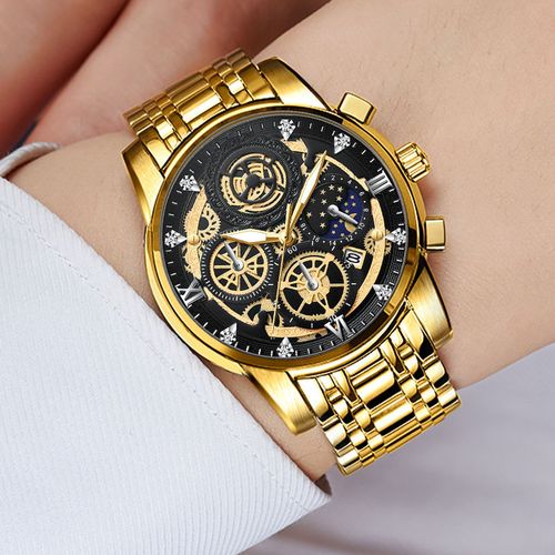 New Design Top Brand Business High Quality Back Classic Analog 3atm Water Resistant Quartz Stainless Steel Waterproof Men Watch