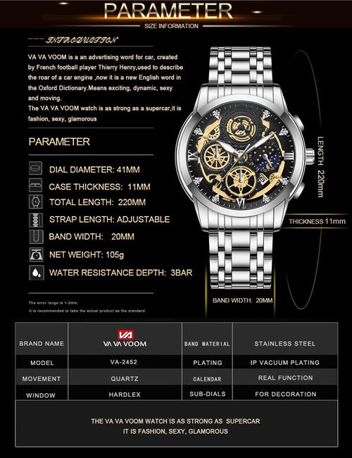 New Design Top Brand Business High Quality Back Classic Analog 3atm Water Resistant Quartz Stainless Steel Waterproof Men Watch