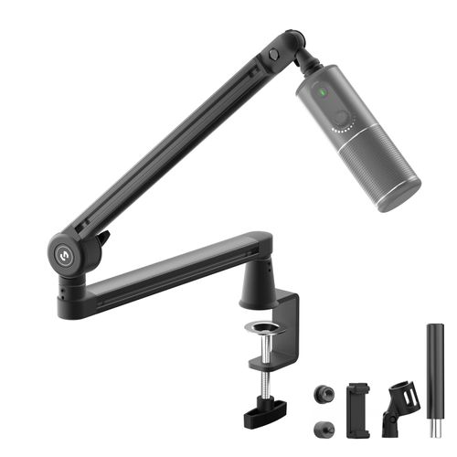 AS16 Low Profile Boom Arm Microphone Stand, Microphone Boom Pole