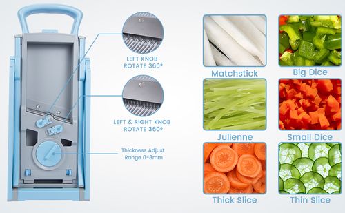 Vegetable Slicer Cutter Manual Drum Grater Multifunction Rotary Cheese Grater Kitchen Veggie Chopper