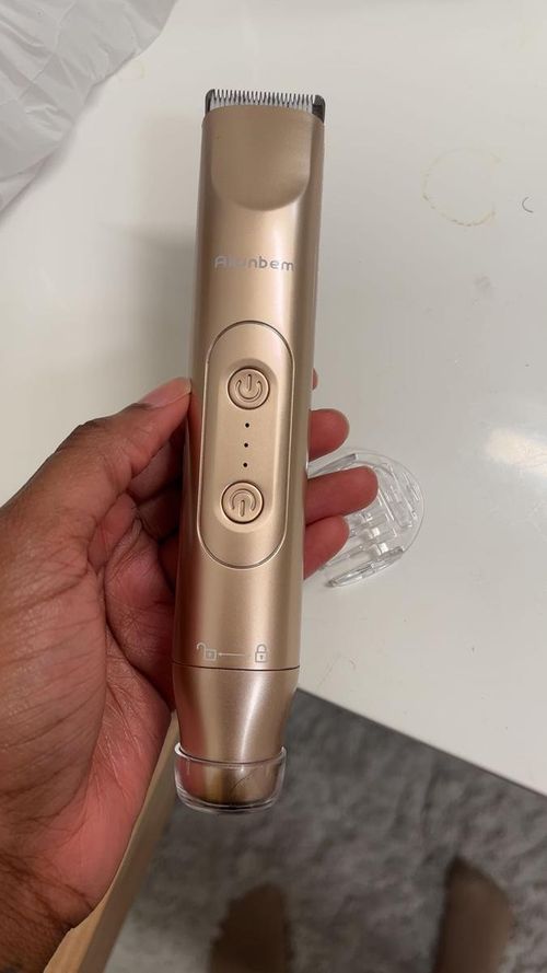 Akunbem Bikini Trimmer for Women, Electric Shaver and Razor Rechargeable 2-in-1 Body and Facial Epilator, Dual Heads for Painless Trimming of Pubic Hair, Face, Underarms and Legs, IPX7 Waterproof.