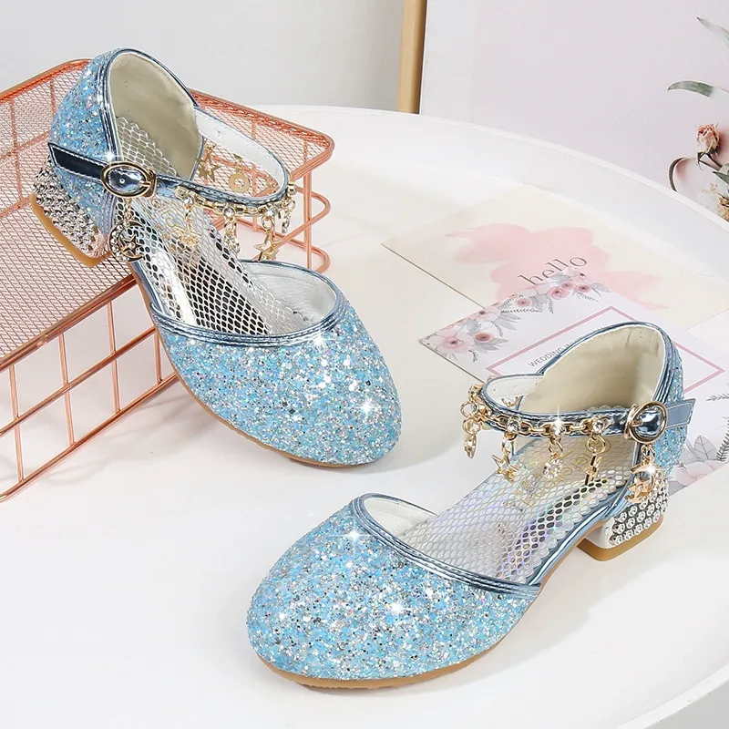crystal children's high heels