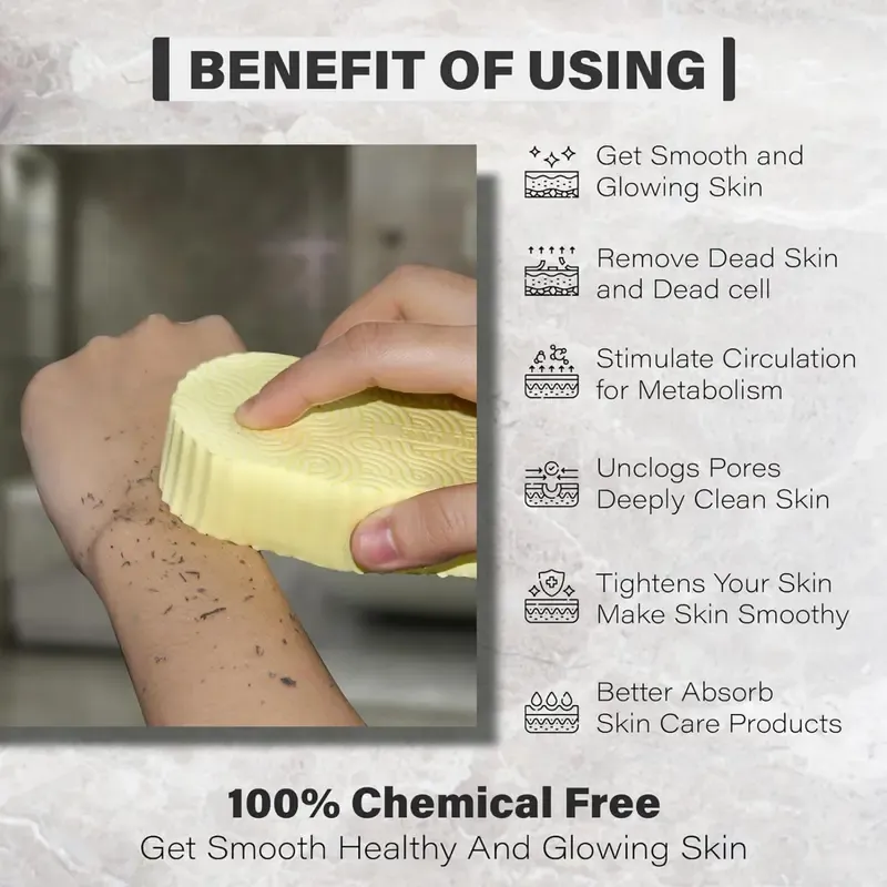 Magic Exfoliating Bath Sponge,3D Super Soft Exfoliating Bath Sponge