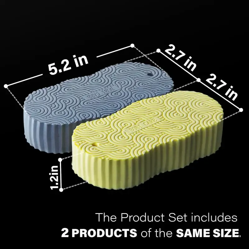 Magic Exfoliating Bath Sponge,3D Super Soft Exfoliating Bath Sponge