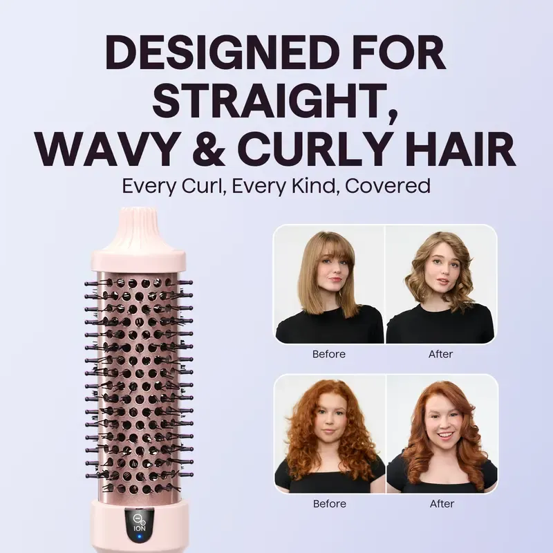 Wavytalk Blowout Boost Ionic Thermal Brush 1 Inch with LED Display