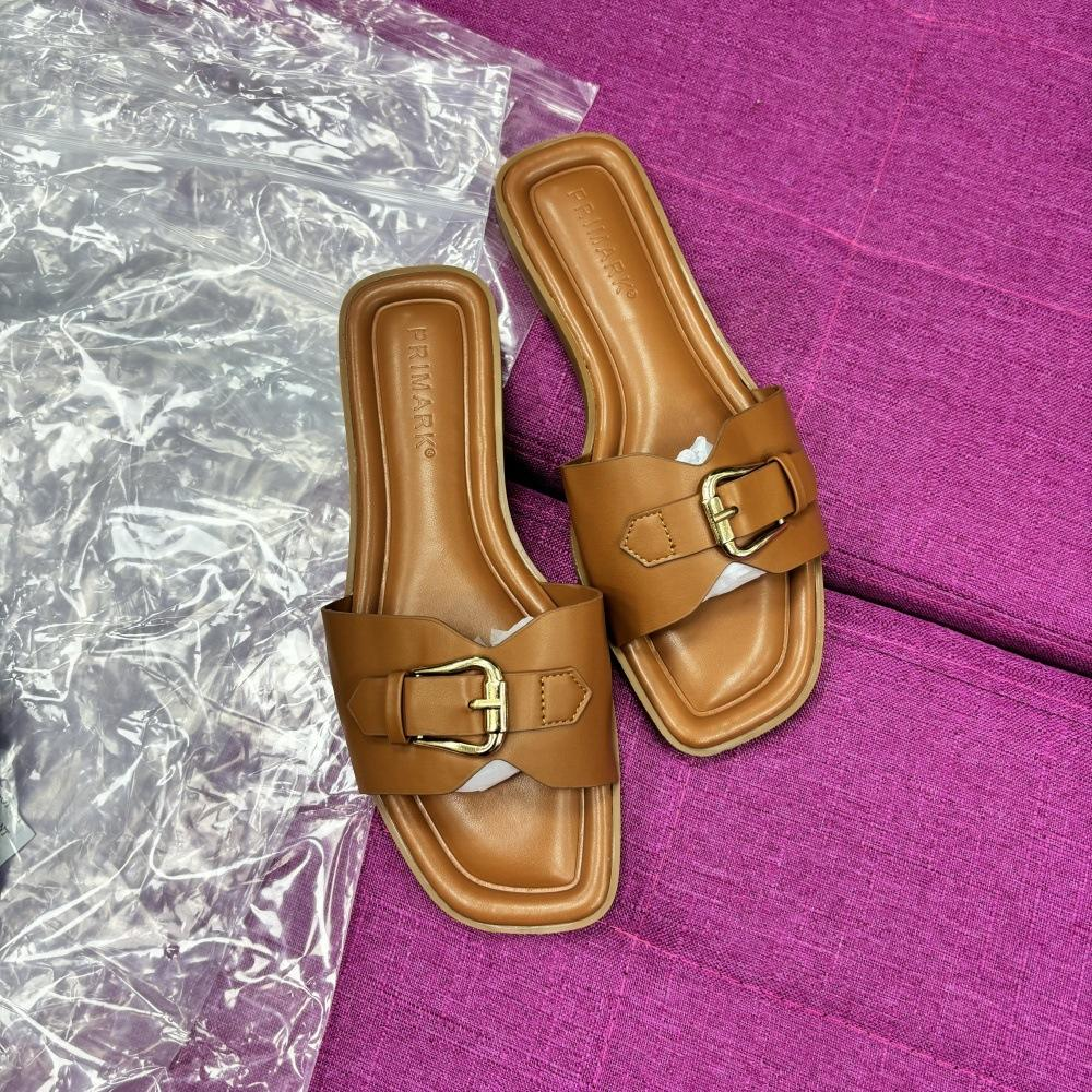 Summer Embroidered Platform Sandals for Lady Flat Outerwear African Slippers for Women