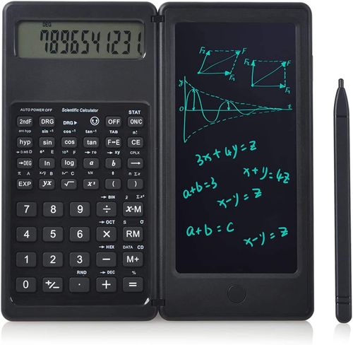 Calculator handwriting board can be solar charged