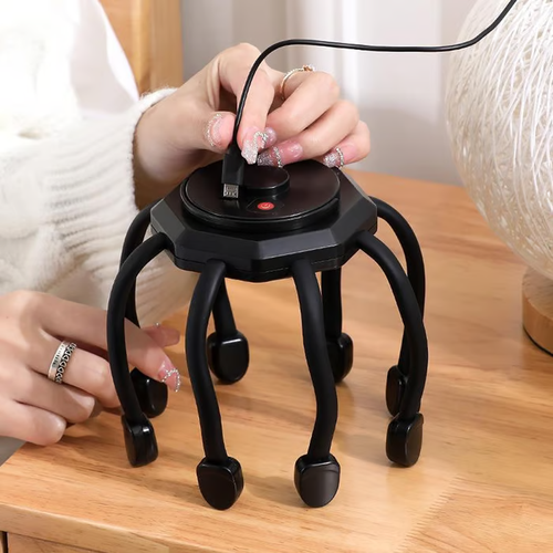 🔥 HOT SELLER! Octopus Head Massager 🔥 ✅ Soothes Headaches ✅ Stimulates Pressure Points ✅ Provides Spa-like Relaxation ⏰ Shop Now & Give Your Brain a Vacation! ➡️