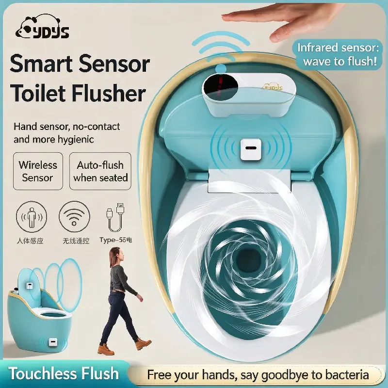 Smart Touchless Toilet Auto Flush Sensor