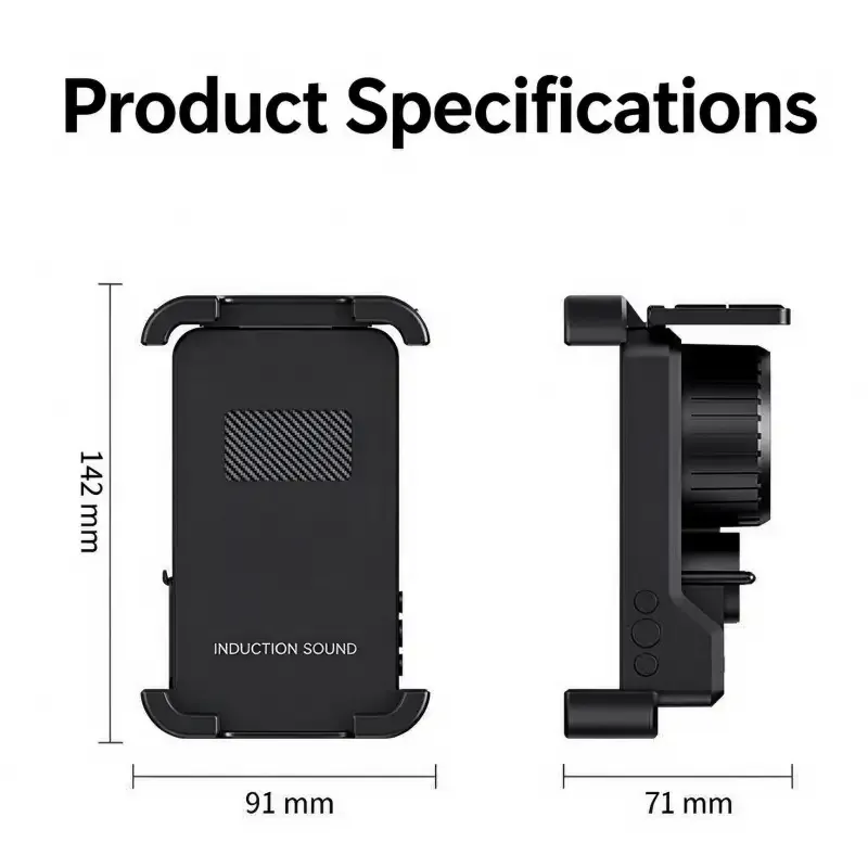 Okada & Motorcycle Solar Induction Speaker Phone Holder