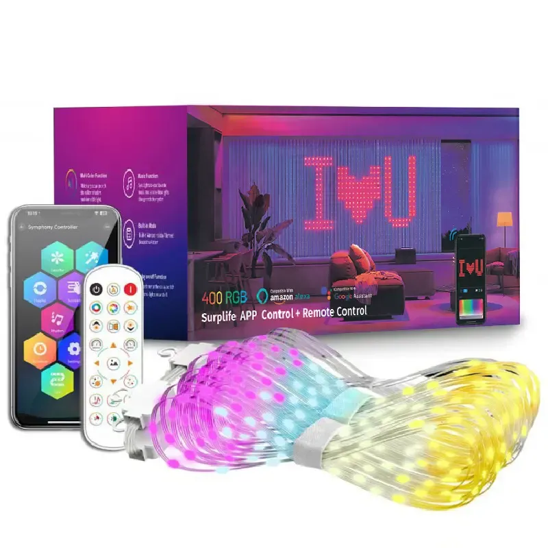 Smart Programmable RGB Curtain Lights