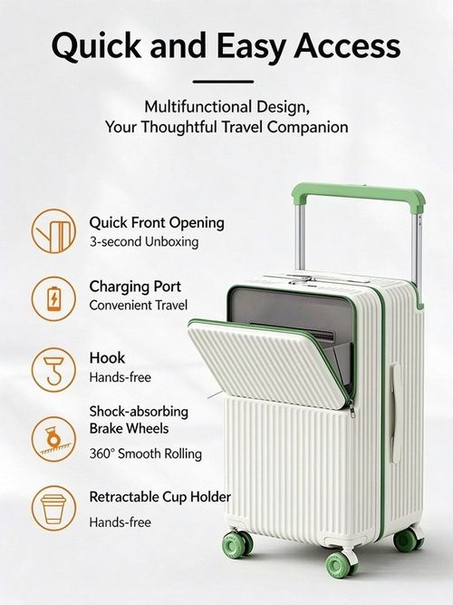 Front Open Trolley Bag