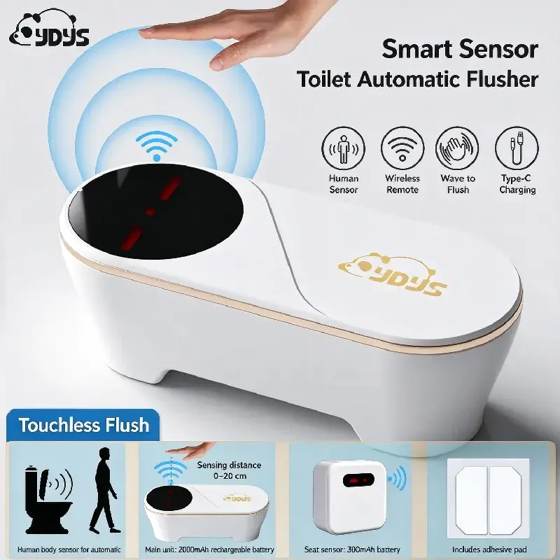Smart Touchless Toilet Auto Flush Sensor
