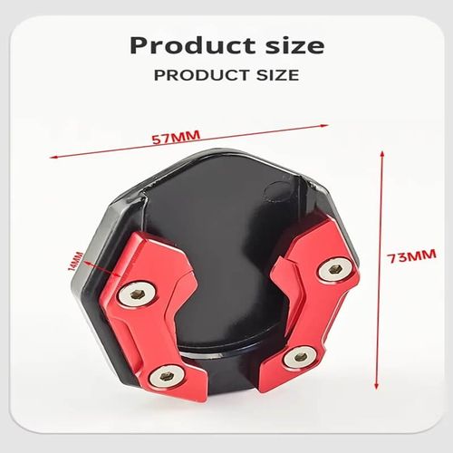 Universal Motorcycle Kickstand Extension Plate