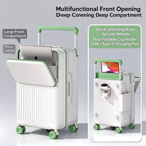 Front Open Trolley Bag