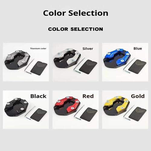 Universal Motorcycle Kickstand Extension Plate