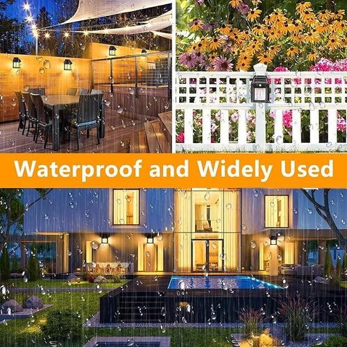 🔥☀️ Solar Wall Lights - Vintage Edison Style with Smart Motion Sensor! ☀️