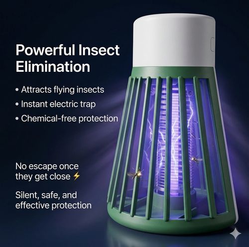 MosquitoLamp – Electric Mosquito Killer | UV Suction Trap | Safe Indoor Protection