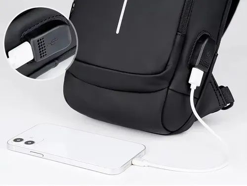 USB Charging Anti Theft Shoulder Bag