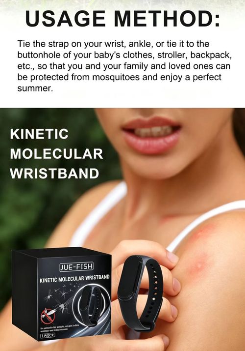 Ultrasonic powerful mosquito repellent wristband
