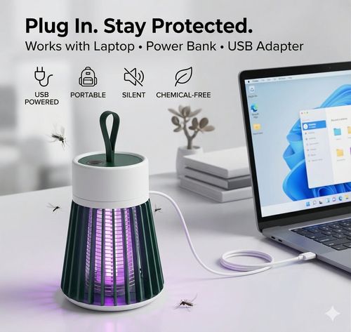 MosquitoLamp – Electric Mosquito Killer | UV Suction Trap | Safe Indoor Protection