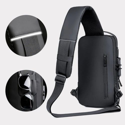 USB Charging Anti Theft Shoulder Bag