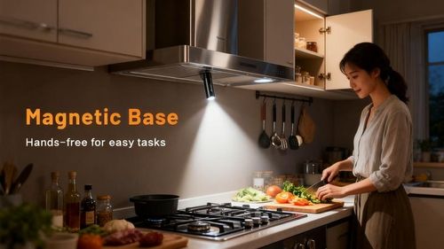 🔦Pocket Rechargeable EDC Flashlight: Mini Keychain Light with Fire Starter & Window Breaker