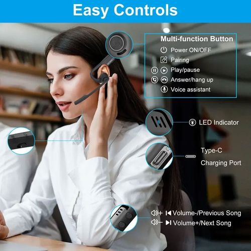 Hot Sale Promotion 49% OFF🔥 Open Air Conduction Wireless Bluetooth Headset with Microphone
