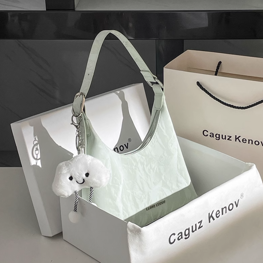 官网小c&k2025春夏新款时尚百搭软皮腋下包女高级简约单肩通勤包