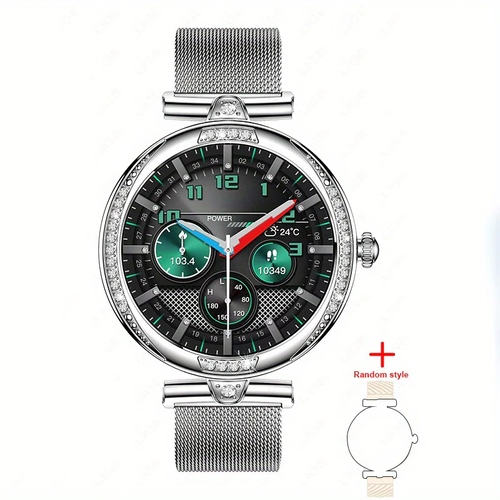 Elegant Women's Smartwatch – 3.02cm Display, Rose Gold , Sports Modes, Wireless Calling, IP68 Waterproof