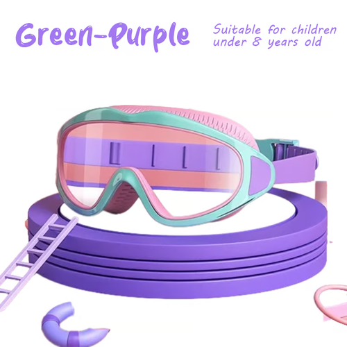 🔥🔥HD children's large frame waterproof and anti-fog swimming goggles