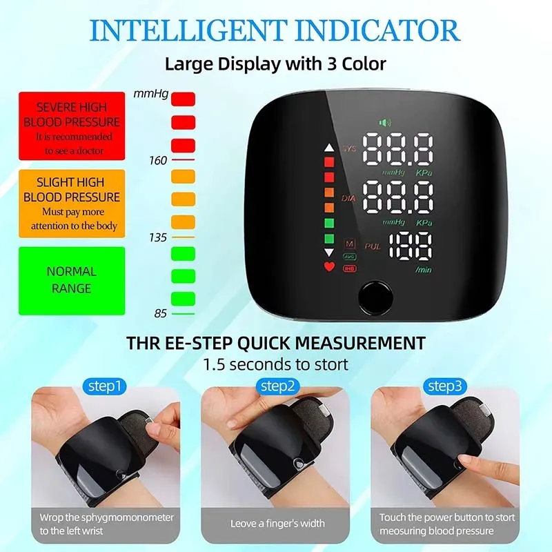 Wrist Blood Pressure Monitor | Home Health Check