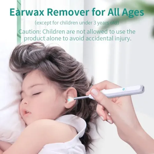 Wireless otoscope, high-definition earwax removal tool, with camera, Usb charging, electric, smart WIFI
