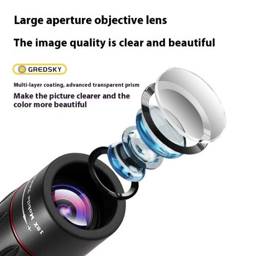 External Telephoto Mobile Phone Lens with Tripod Universal Optical Glass Telescope 18x Mobile Phone Zoom Lens for iphone Android