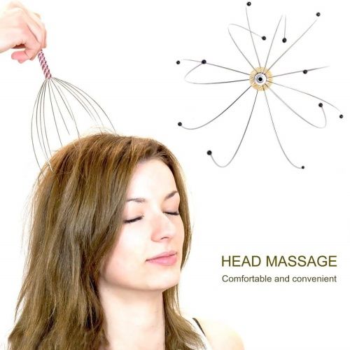 Octopus head massager grab head ball grab scalp anti-itch claw magic massage soul extractor