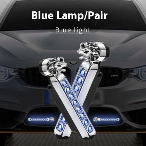 Car wind daytime running lights LED daytime running lights Solar modified decorative lights Wind energy lights car exterior lights