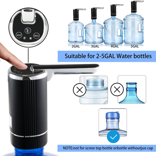 Electric barrel water pump, folding water dispenser, water pressure pump, pure mineral water through water suction pump