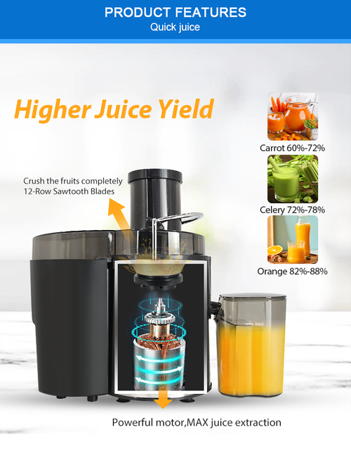 👉 2026 New Multifunctional Electric Juicer | Pulp & Juice Separation