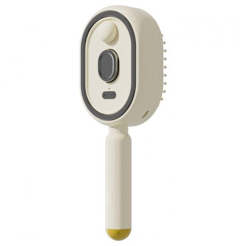 2026 Electric Red Light Spray Hair Brush with One‑Key Cleaning, Anti‑Tangle, Massage, Volumizing and Atomized Essential Oil Hair Care