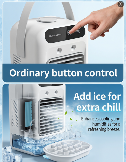 Stay Cool Anywhere – USB Rechargeable Spray Fan