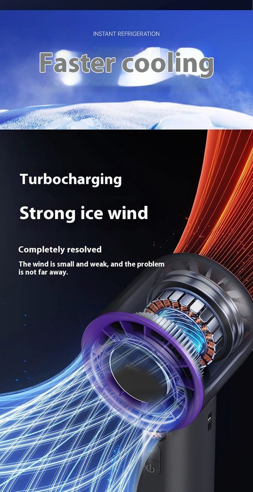 Mini Handheld Ice Cooling Fan | Fast Chill, Digital Screen, USB Rechargeable & Travel-Ready